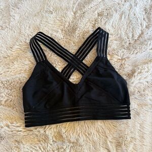 ALO black sports bra size small
